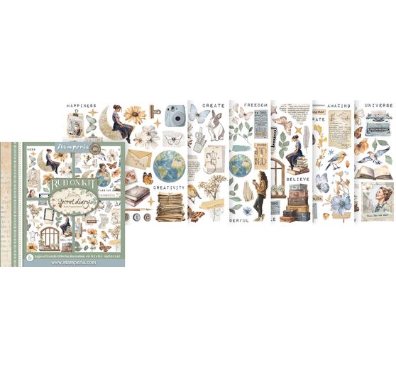 Assortiment de Rub On &laquo; Secret Diary &raquo;
