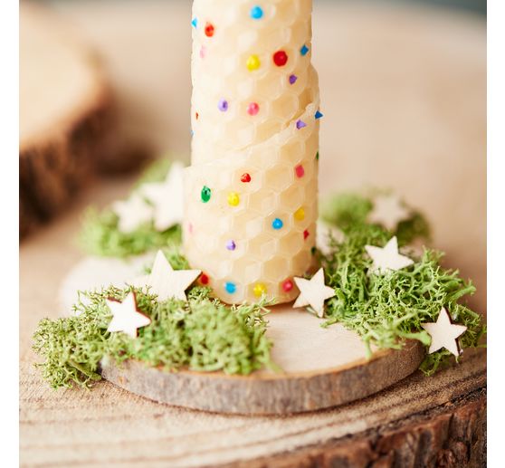 Rondelles d'&eacute;corce VBS &laquo; Rond &raquo;