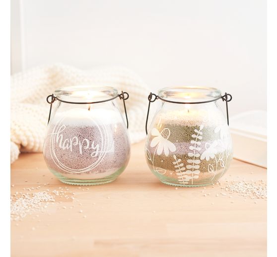 Sable &agrave; bougies avec m&egrave;ches