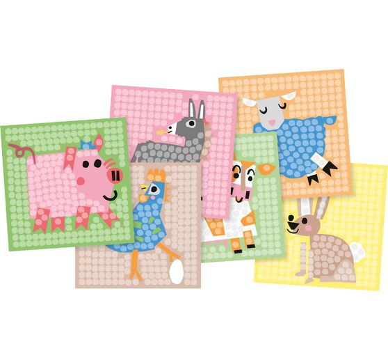 Set de cartes PlayMais Mosaic &laquo; Farm &raquo;