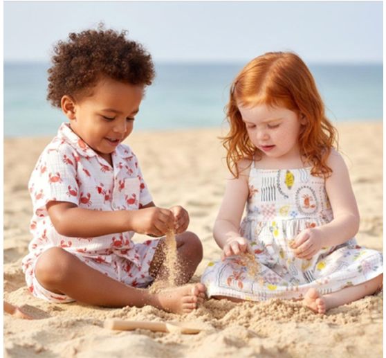 Tissu mousseline en coton au m&egrave;tre &laquo; Cagliari &raquo;