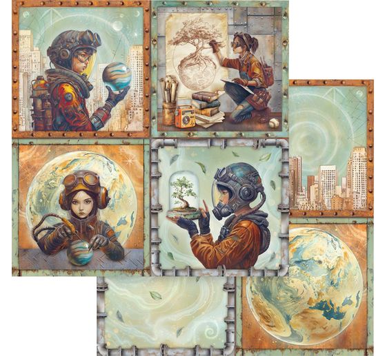 Bloc de papier scrapbooking &laquo; A New Beginning &raquo;