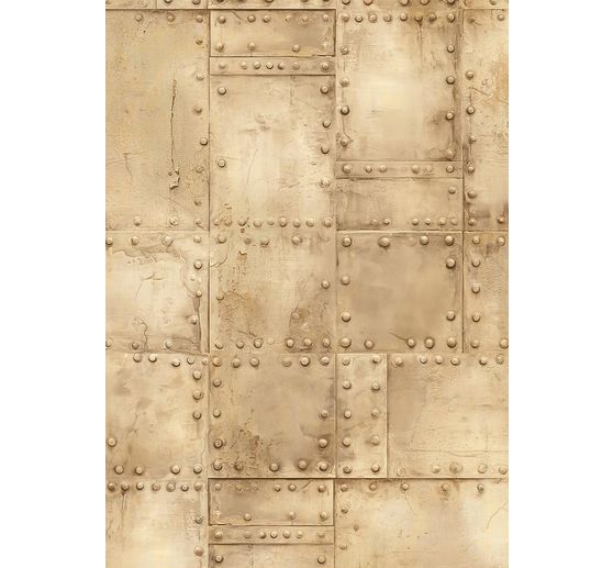 Soie de paille &agrave; motifs backgrounds &laquo; A New Beginning &raquo;, set de 8 pi&egrave;ces