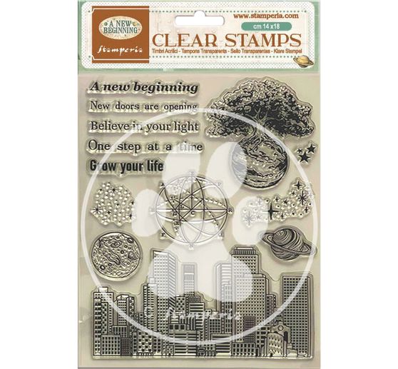 Tampons Clear Stamps &laquo; A New Beginning &raquo;
