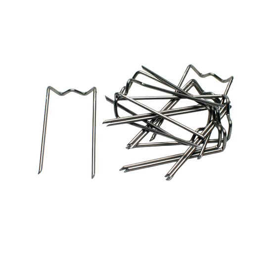 Floral U shaped pins, W 17 mm, L 35 mm, 50 pieces