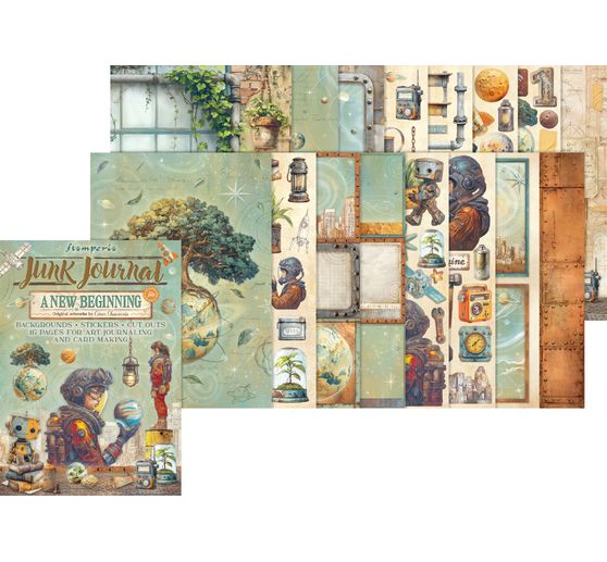 Junk Journal Book &laquo; A New Beginning &raquo;