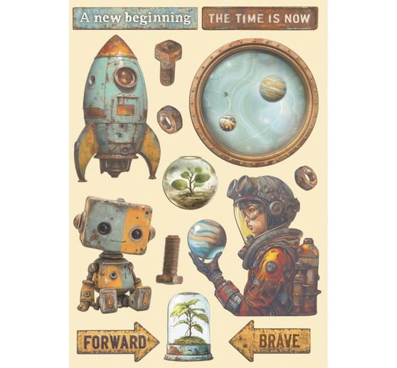 Motifs d&eacute;coup&eacute;s au laser &laquo; A New Beginning &raquo;