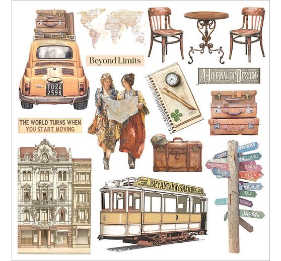 Assortiment de Rub On &laquo; Art of Travelling &raquo;