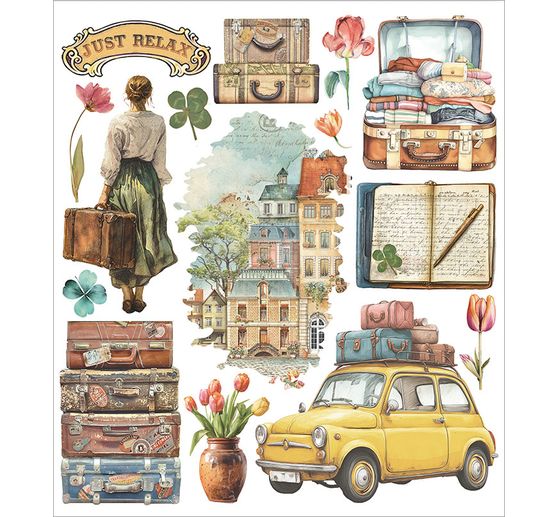 Assortiment de Rub On XL &laquo; Art of Travelling &raquo;