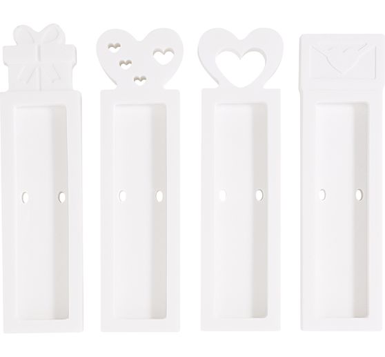 Moule en silicone VBS &laquo; Support &agrave; barre de chocolat Merci &raquo;