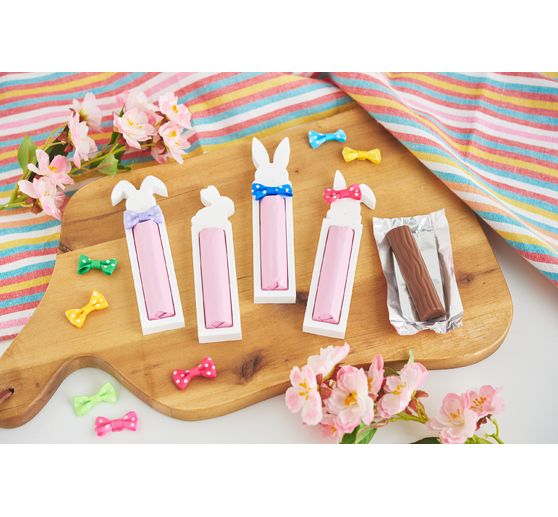 Moule en silicone VBS &laquo; Support &agrave; barre de chocolat Bunny &raquo;