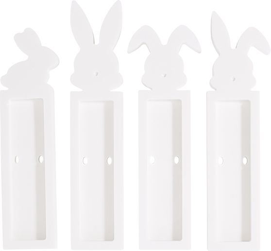 Moule en silicone VBS &laquo; Support &agrave; barre de chocolat Bunny &raquo;