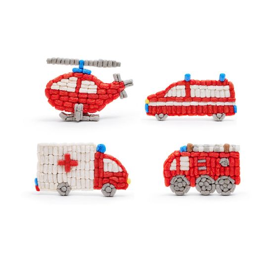 Set de cartes PlayMais Classic &laquo; Firetruck &raquo;