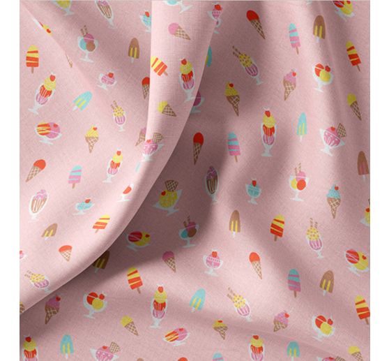 Cotton fabric "Icecream"