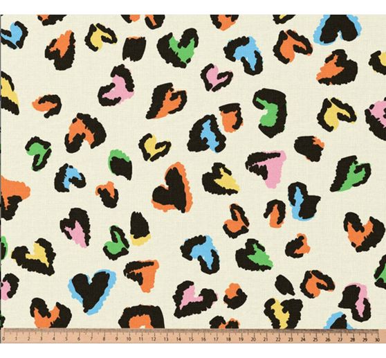 Cotton fabric "Love Leo"