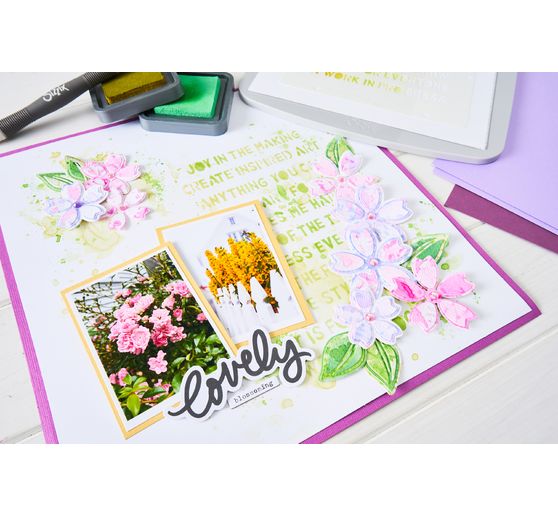 Sizzix Stencil set &laquo; Words and Numbers &raquo;