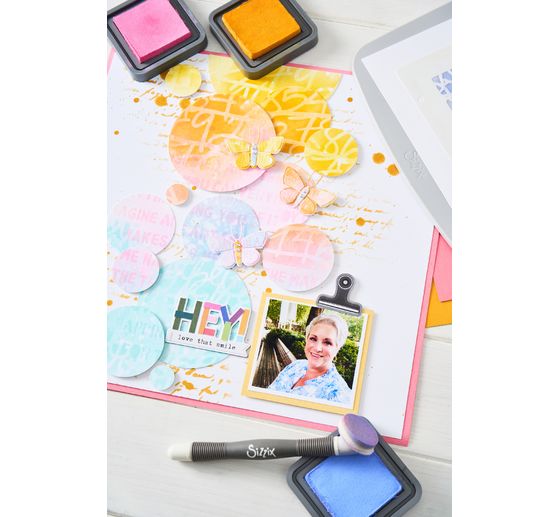 Sizzix Stencil set &laquo; Words and Numbers &raquo;