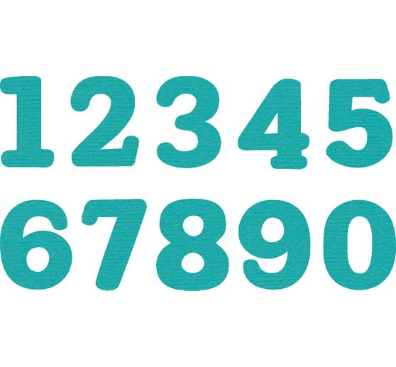 Gabarit d'estampe Sizzix Thinlits &laquo; Numbers by Eileen Hull &raquo;