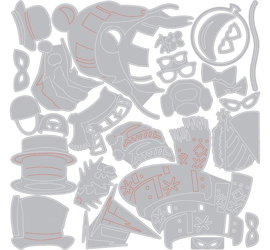 Gabarit d'estampe Sizzix Thinlits &laquo; Small Accessories by Tim Holtz &raquo;