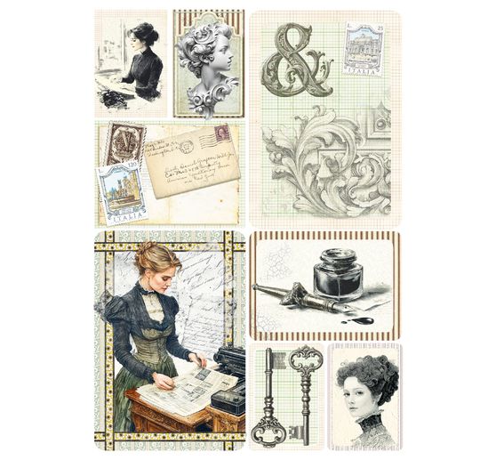 Assortiment de papiers &laquo; Typographic &raquo;