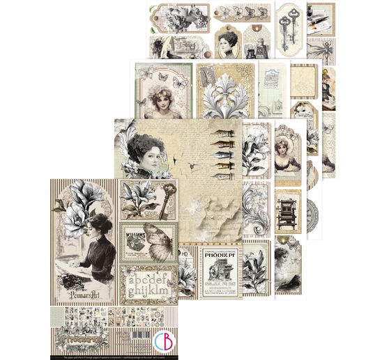 Assortiment de papiers &laquo; Typographic &raquo;