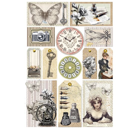 Assortiment de papiers &laquo; Typographic &raquo;