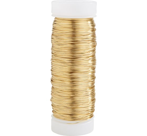Gold-coloured brass wire, 0.35 mm
