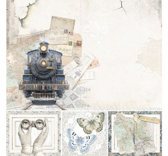 Scrapbook paper "Eastern Journey"