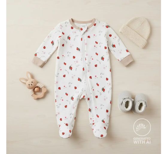 Tissu jersey au m&egrave;tre &laquo; Ladybird &raquo;