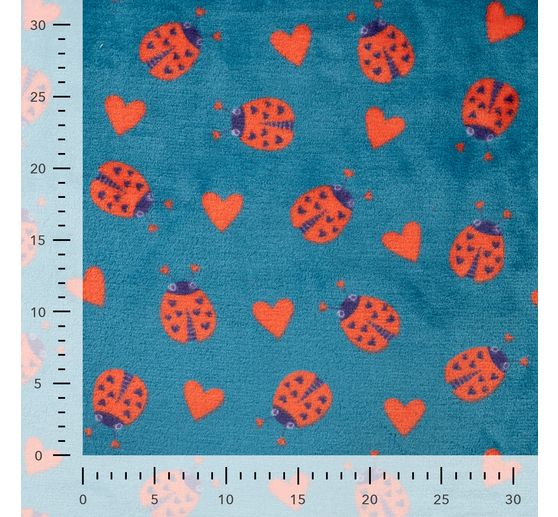 Fleece fabric "Ladybug"