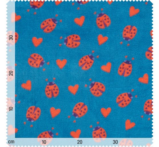 Fleece fabric "Ladybug"