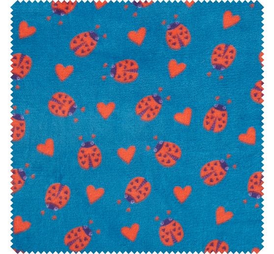 Fleece fabric "Ladybug"