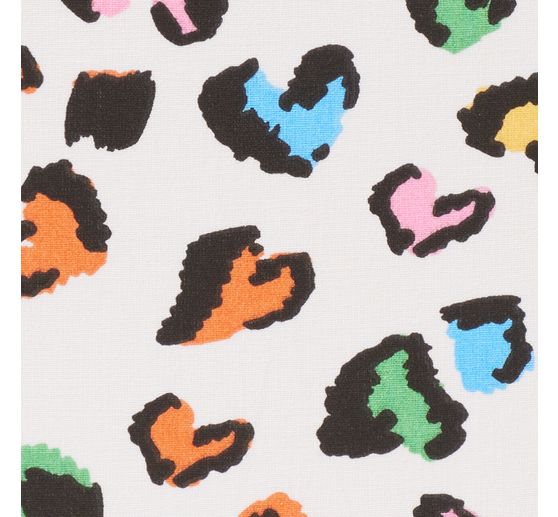 Cotton fabric "Love Leo"