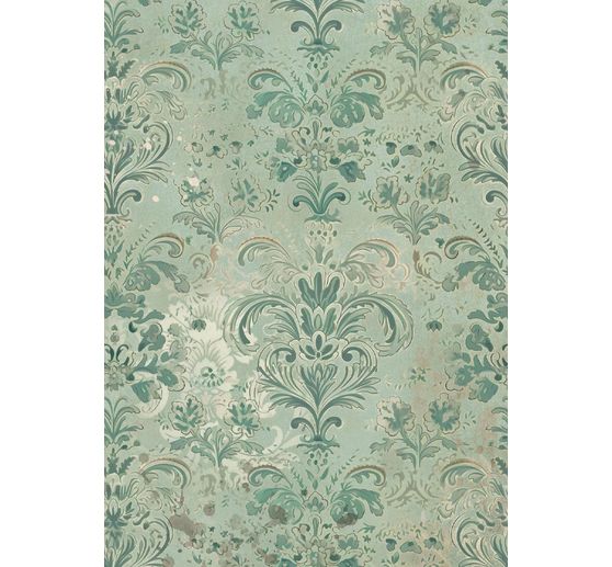 Motif straw silk backgrounds "Gardens of Time", set of 8