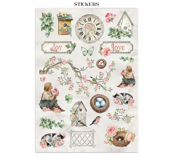 Junk Journal Book "House of Roses"