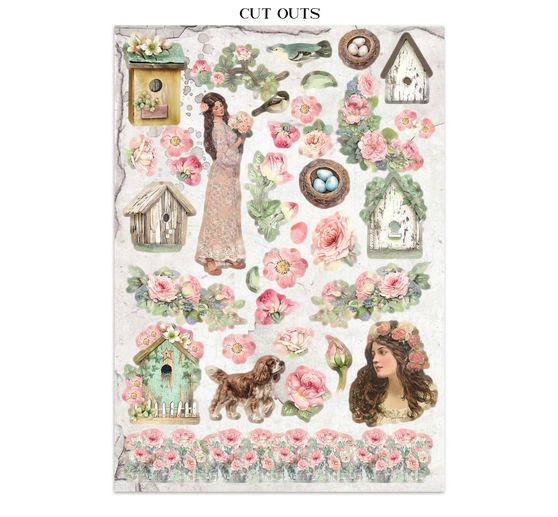 Junk Journal Book "House of Roses"