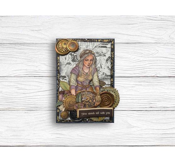 Bloc de papier scrapbooking &laquo; Gardens of Time &raquo;