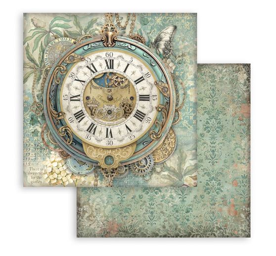 Bloc de papier scrapbooking &laquo; Gardens of Time &raquo;