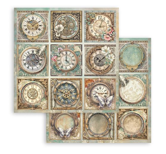 Bloc de papier scrapbooking &laquo; Gardens of Time &raquo;
