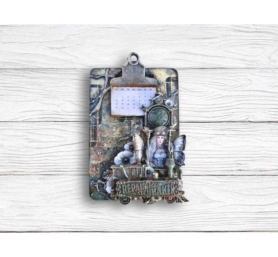 Moule en silicone A5 &laquo; Gardens of Time &raquo;, Clocks and Tubes