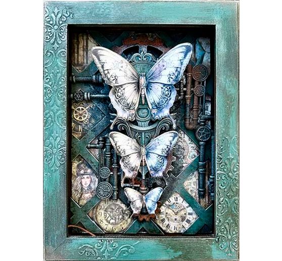 Moule en silicone A5 &laquo; Gardens of Time &raquo;, Clocks and Tubes