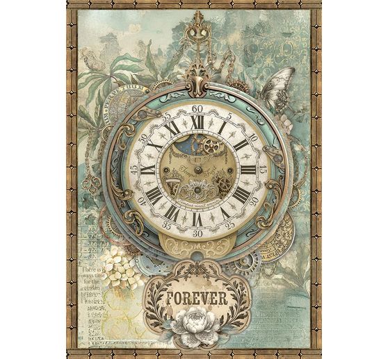 Assortiment de soies de paille &agrave; motifs "Gardens of Time", set de 8 pi&egrave;ces