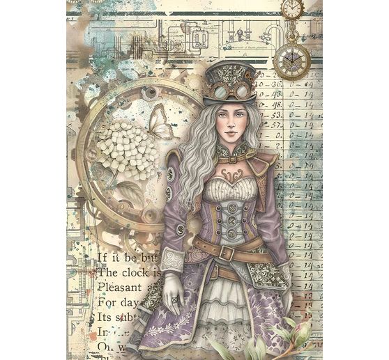 Assortiment de soies de paille &agrave; motifs "Gardens of Time", set de 8 pi&egrave;ces