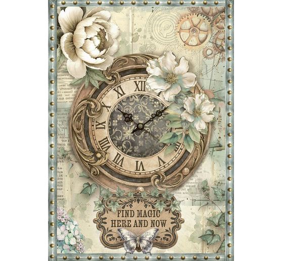 Assortiment de soies de paille &agrave; motifs "Gardens of Time", set de 8 pi&egrave;ces