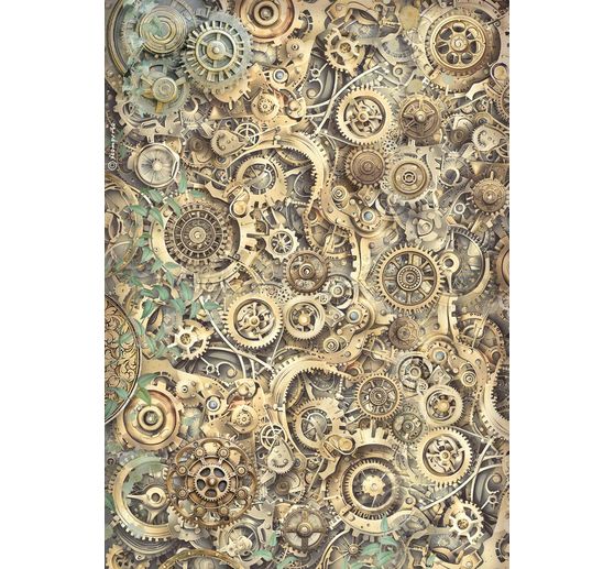 Motif straw silk assortment "Gardens of Time", DIN A4, set of 6