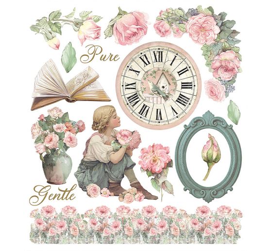 Assortiment de Rub On XL &laquo; House of Roses &raquo;