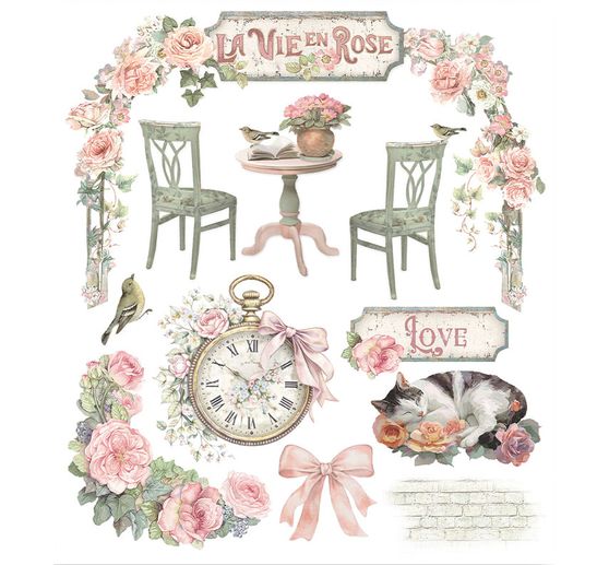 Assortiment de Rub On XL &laquo; House of Roses &raquo;