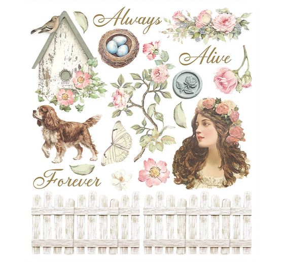 Assortiment de Rub On XL &laquo; House of Roses &raquo;