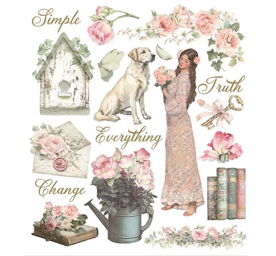 Assortiment de Rub On XL &laquo; House of Roses &raquo;