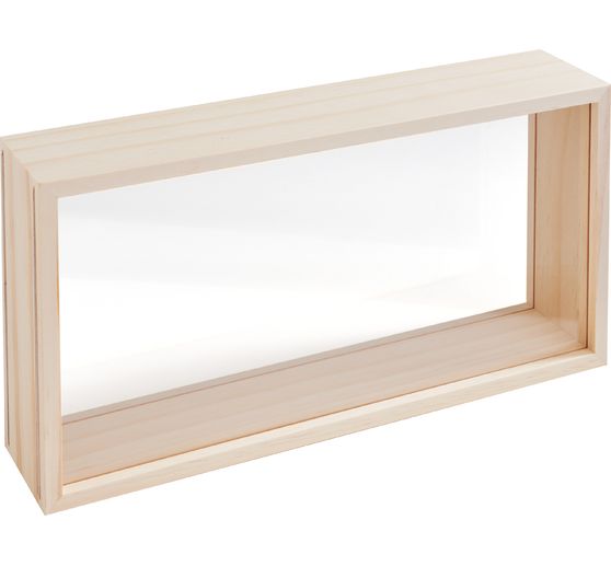 Cadre vitrine VBS &laquo; Rectangle &raquo;, 26 x 13 x 5,5 cm
